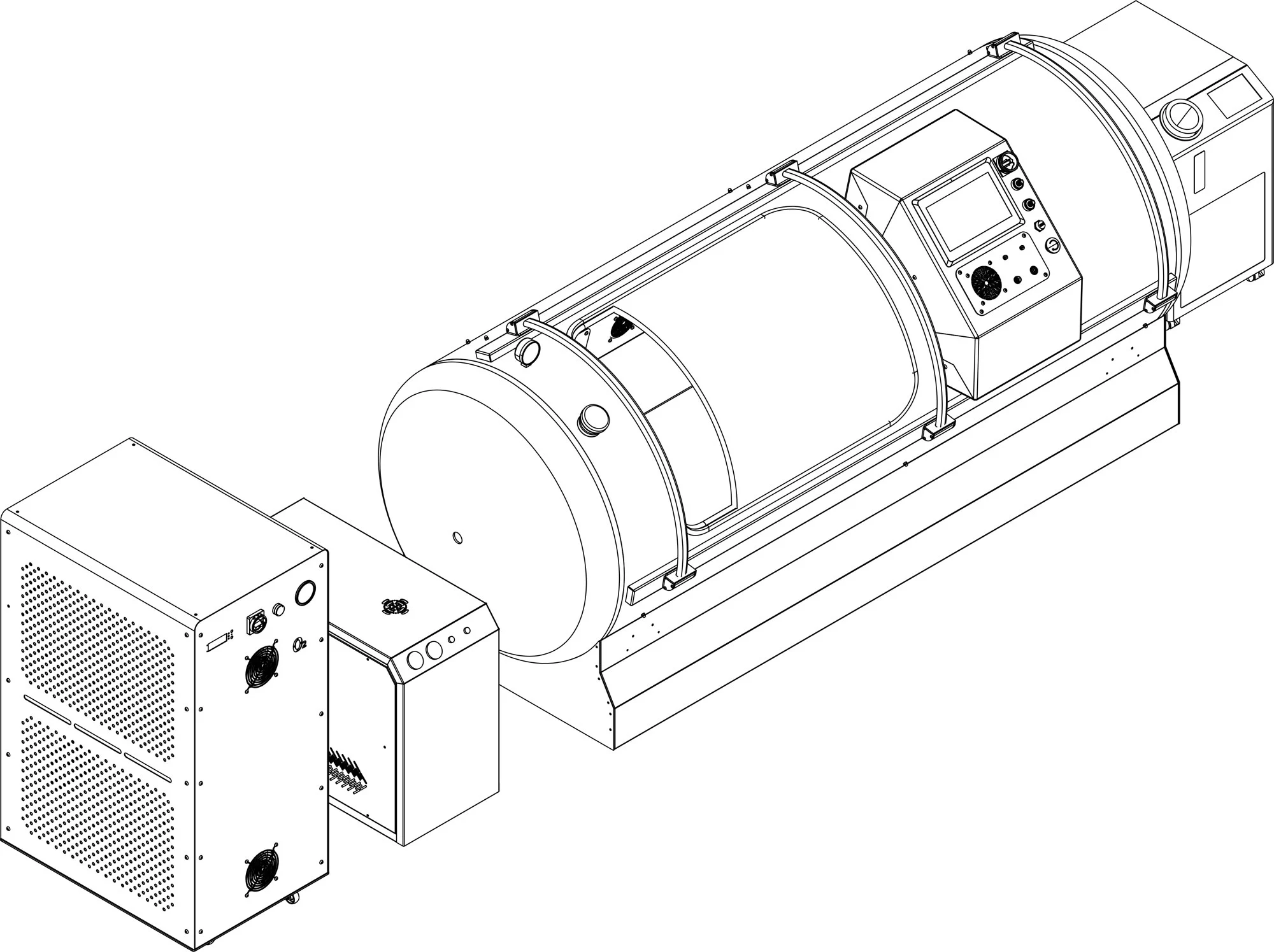 Trojan Monoplace Medical Hyperbaric Oxygen Chamber-7