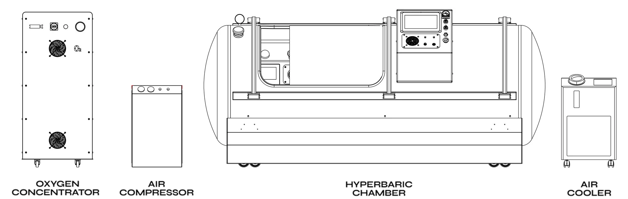 Trojan Monoplace Medical Hyperbaric Oxygen Chamber-8